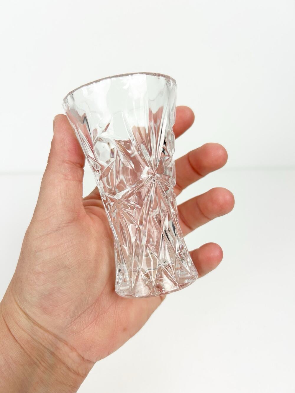 Lenox Lead Crystal Star Small 4" Bud Vase